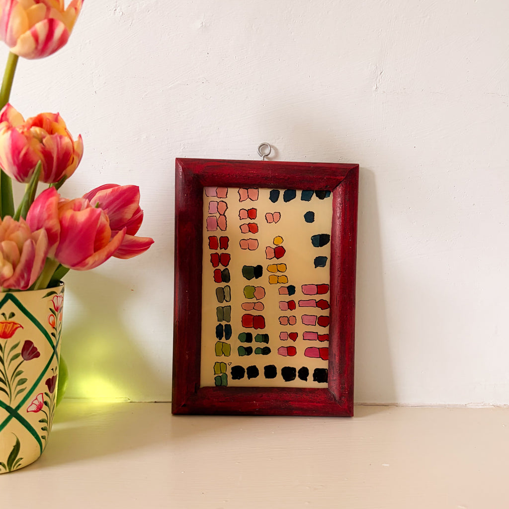 PAINT PALLET 2 SMALL Indian glass painting