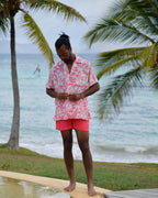 Silk Festival Shirt PARROT