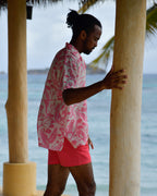 Silk Festival Shirt PARROT