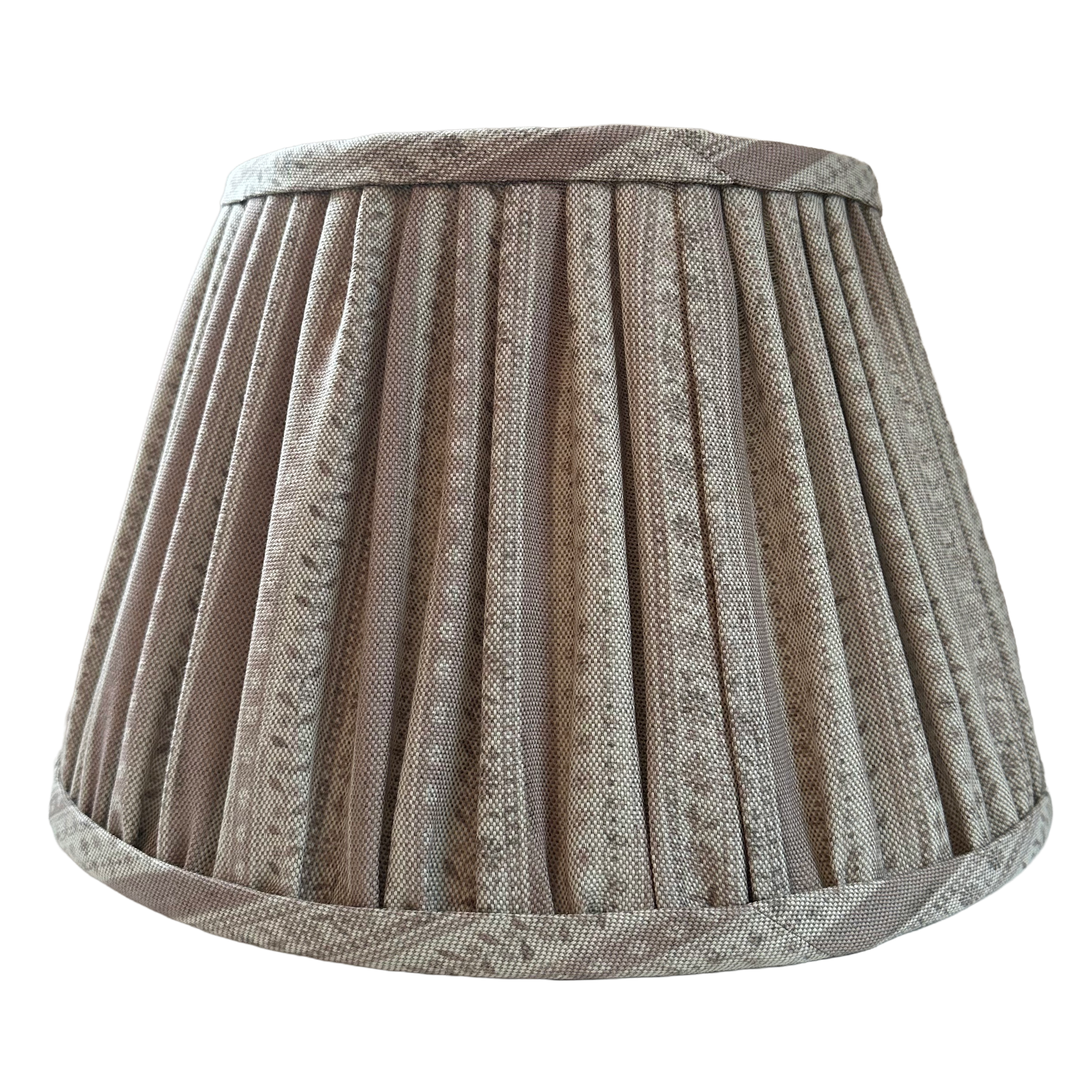 14" SOFT GATHERED LAMPSHADE ~ DAISY CHAIN PEACH BLOSSOM