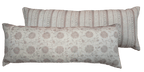 LUMBAR CUSHION ~ MOONPENNY/DAISY CHAIN PEACH BLOSSOM