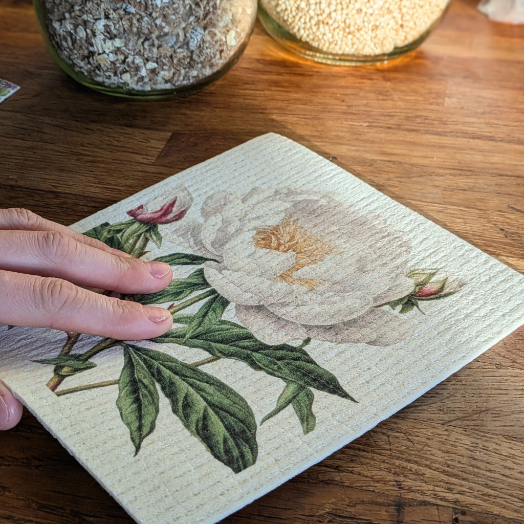 Swedish Sponge Cleaning Cloth | Assorted Floral & Botanical Designs
