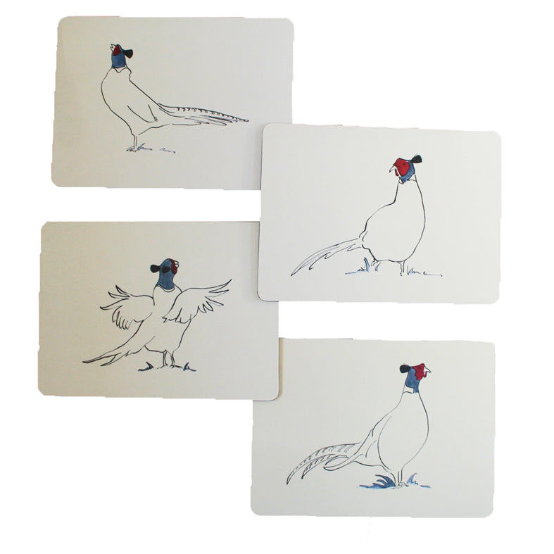 Pheasant Placemats set of four