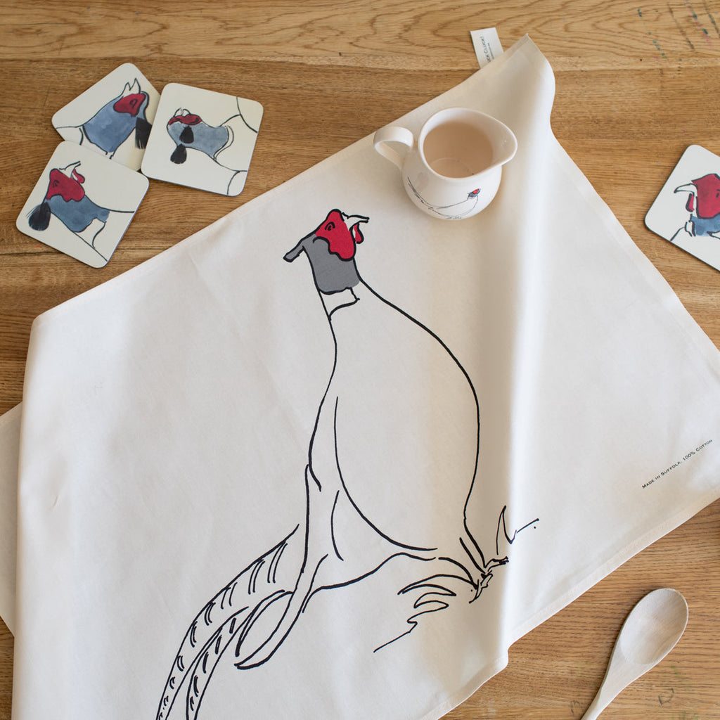 Pheasant Tea Towel
