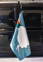 Blue Pheasant Tea Towel