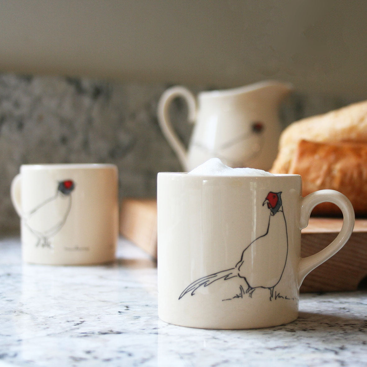 Pheasant Espresso cups