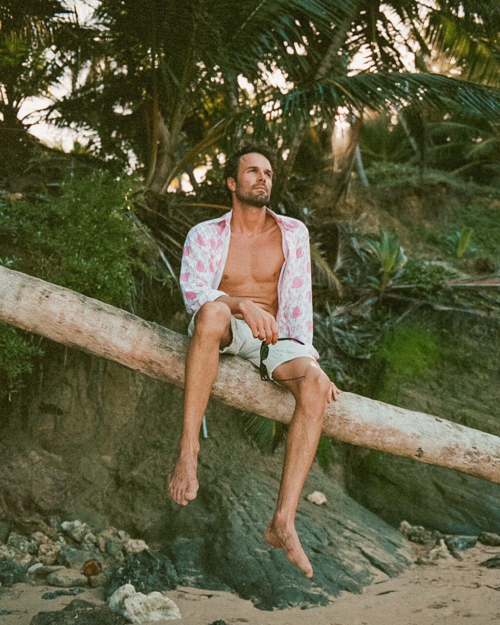 Linen Shirt TURTLE TRELLIS