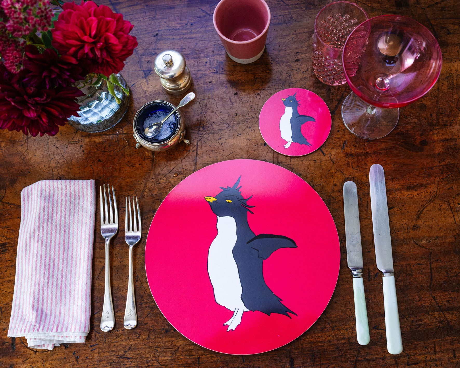 Set of 4 Colourful Placemats