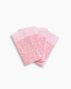 Pink Minerals Cotton Hand Block Napkins | Set of 4