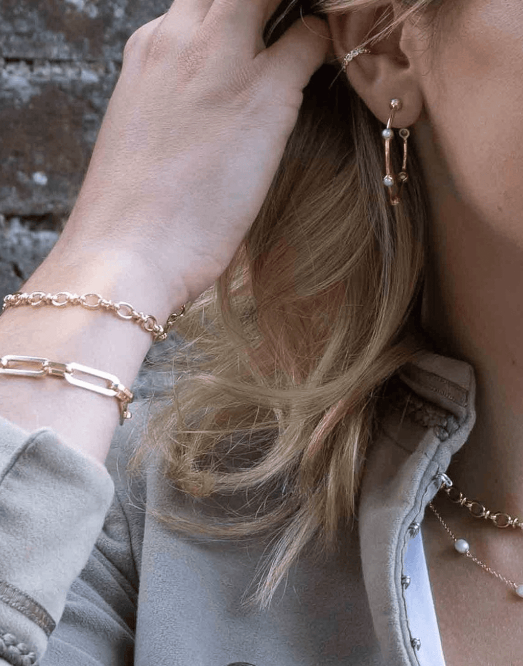 Pippa Gold Link Bracelet