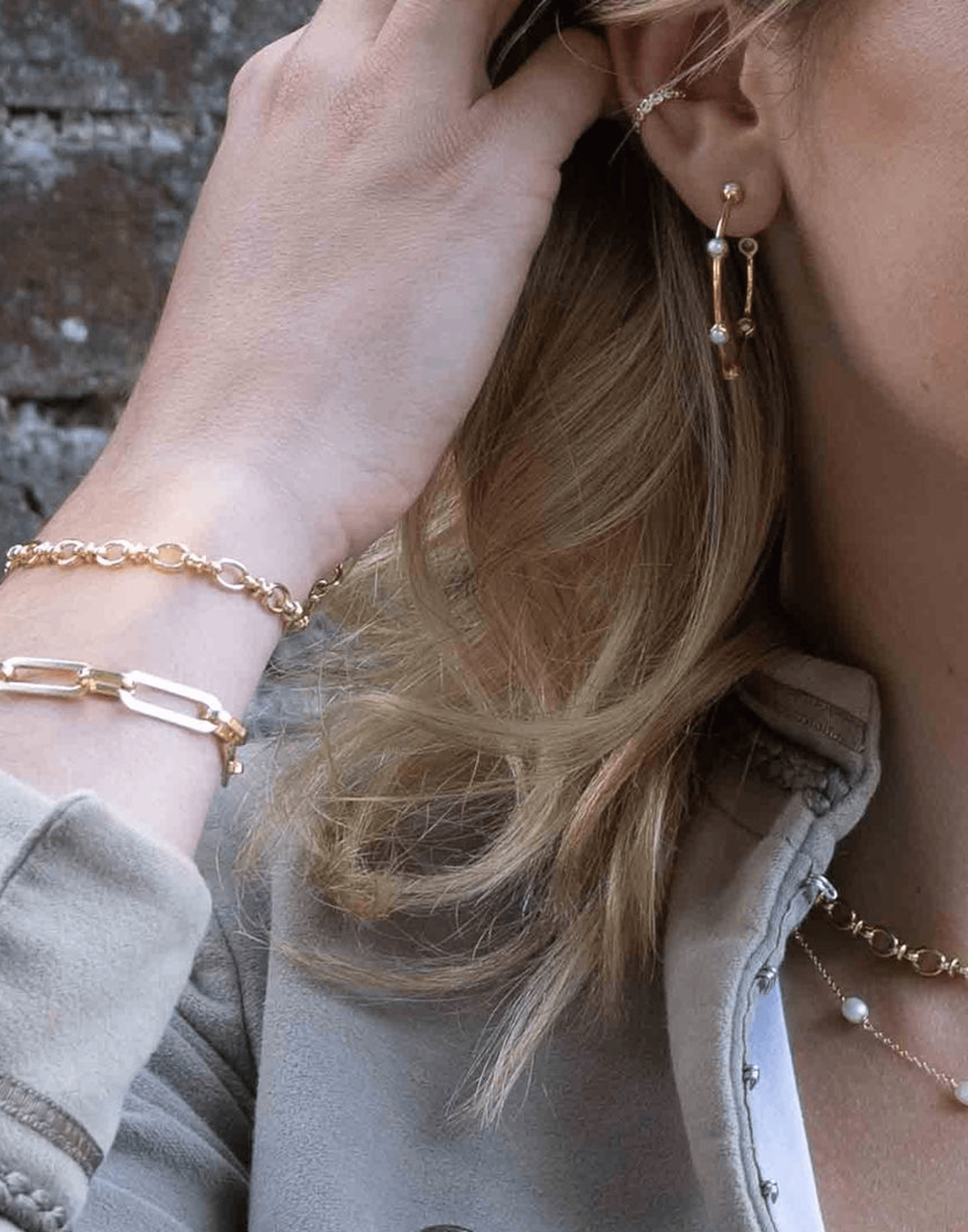 Pippa Gold Link Bracelet