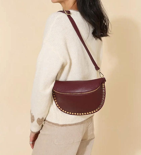 Maddy studded leather cross body bumbag