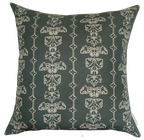 Quill Square Cushion - Slate Green