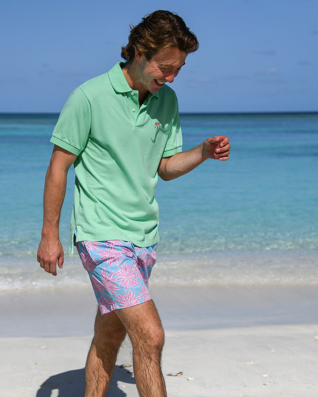 Mens Swim Shorts AGAVE