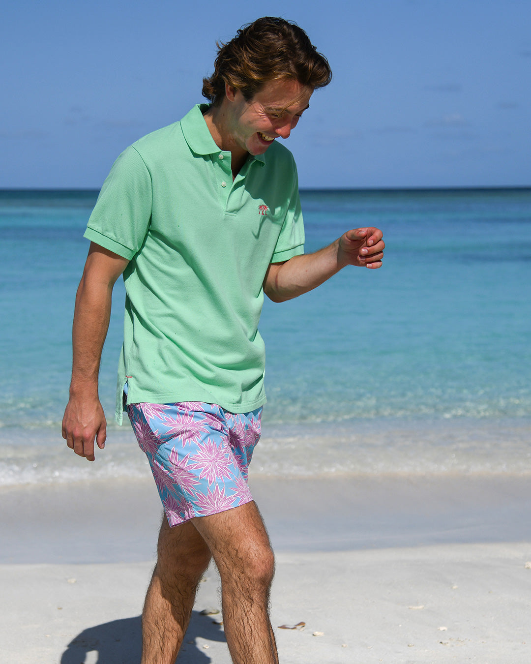 Mens Swim Shorts AGAVE