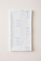 Blue Bunny Organic Cotton Swaddle