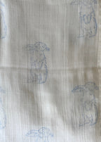 Blue Bunny Organic Cotton Swaddle