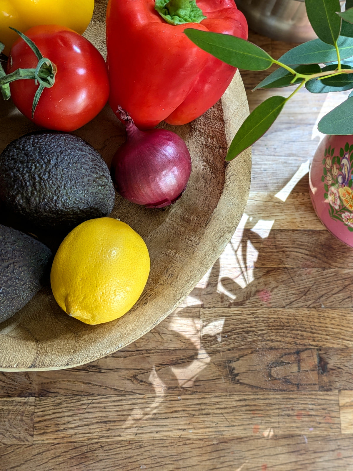 Wooden Pedestal Display Platter | 30cm