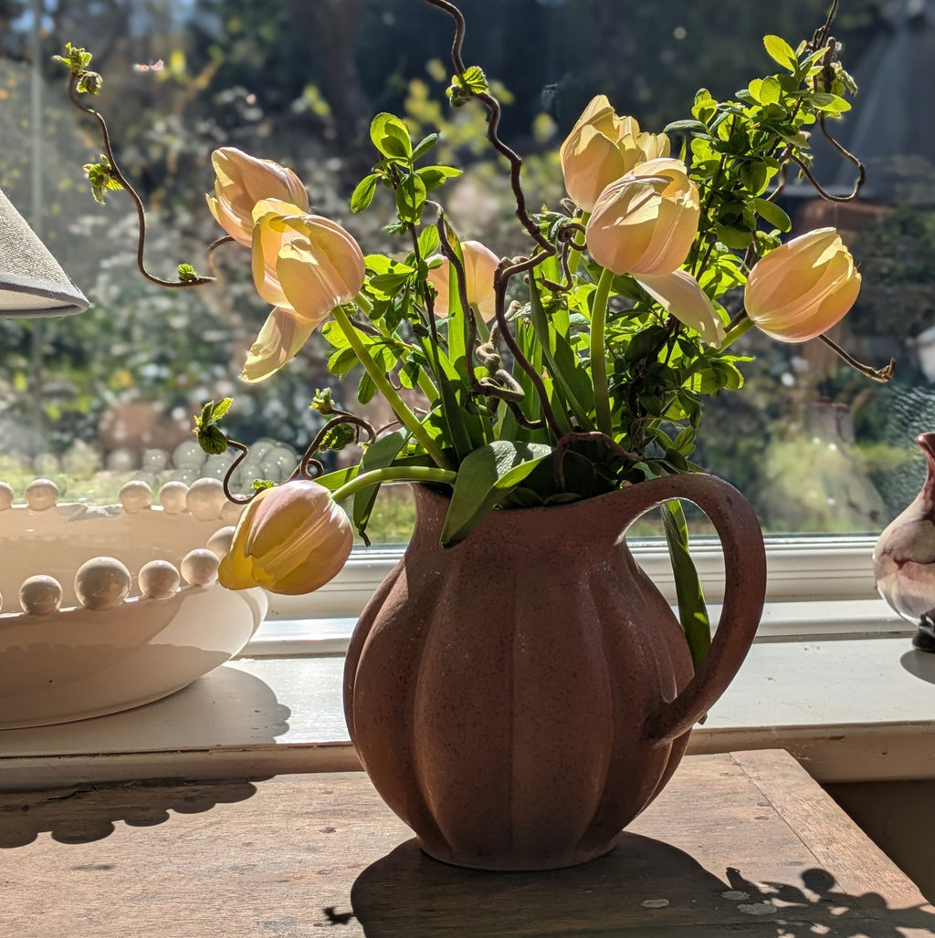 Pink Ceramic Jug Vase | 16cm