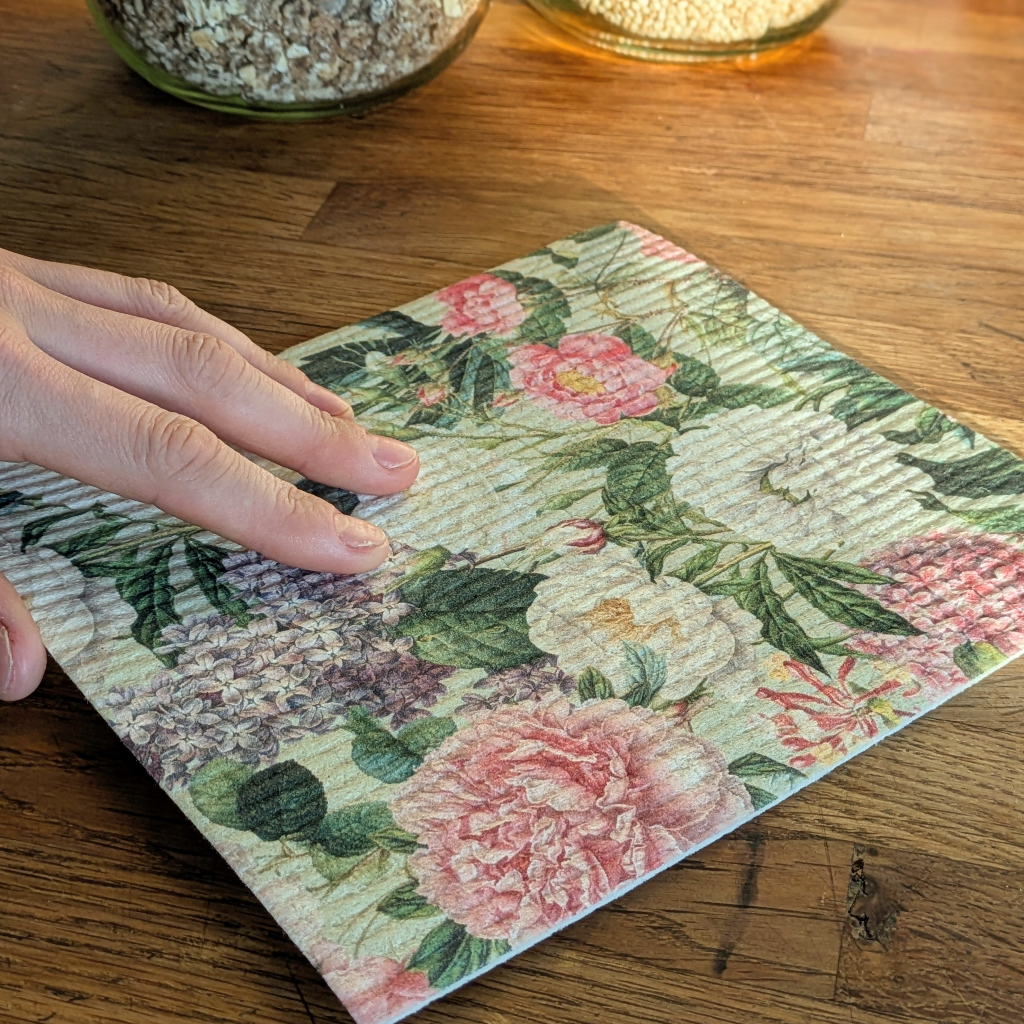 Swedish Sponge Cleaning Cloth | Assorted Floral & Botanical Designs