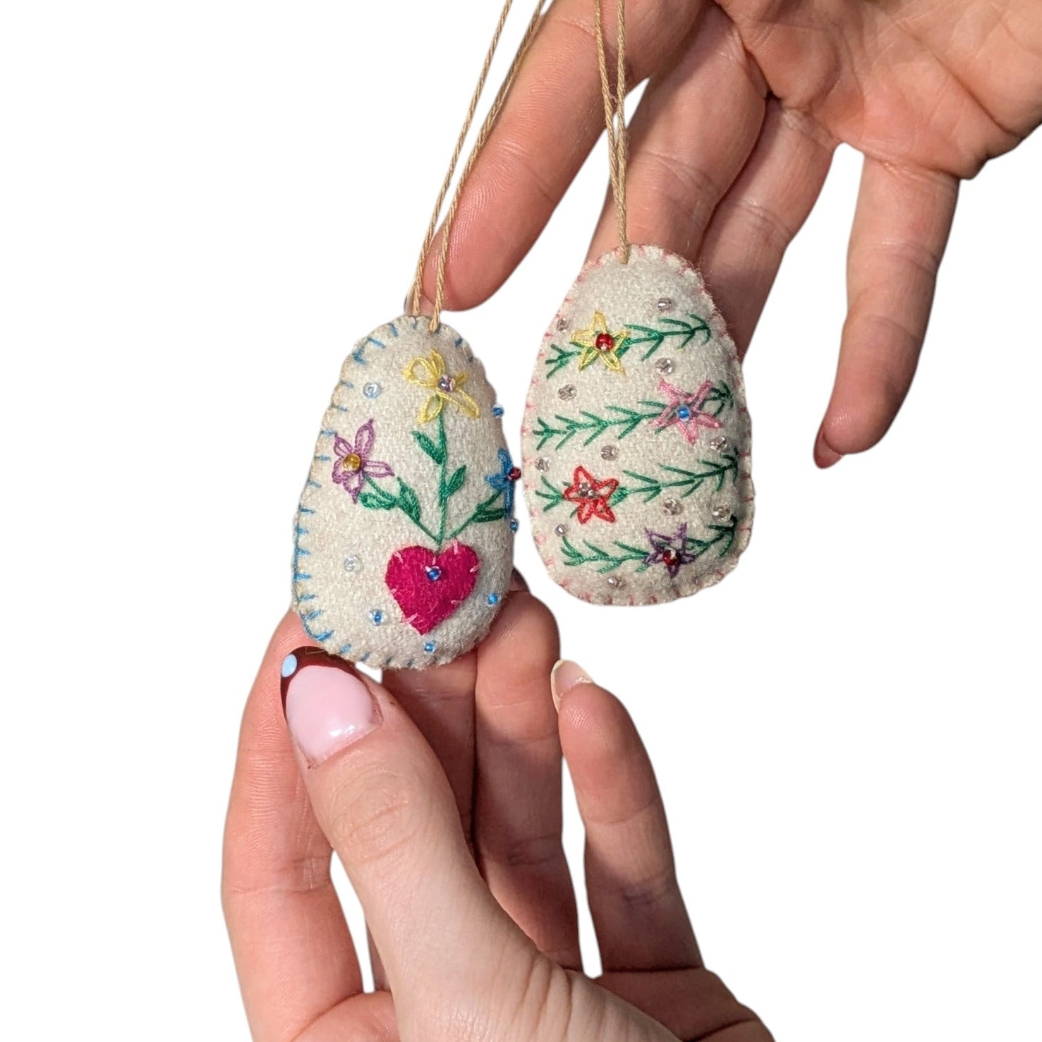 Felt Easter Egg Decorations | Assorted Designs