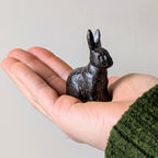 Cast Iron Easter Bunny | Table or Plant Decoration