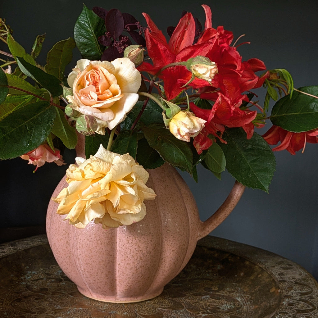 Pink Ceramic Jug Vase | 16cm