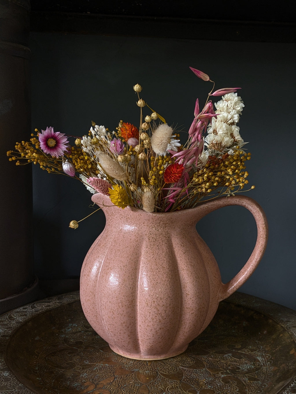 Pink Ceramic Jug Vase | 16cm