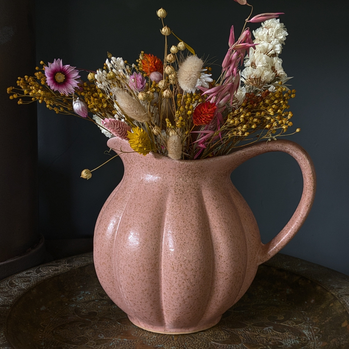 Pink Ceramic Jug Vase | 16cm