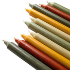 10 Dinner Candles 18cm x 22mm | Warm Autumn Mix