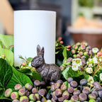 Cast Iron Easter Bunny | Table or Plant Decoration