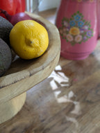 Wooden Pedestal Display Platter | 30cm