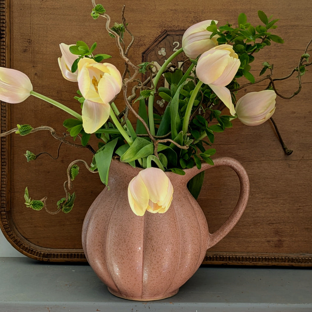 Pink Ceramic Jug Vase | 16cm