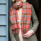 Antique Royal Stewart Tartan Cashmere Scarf