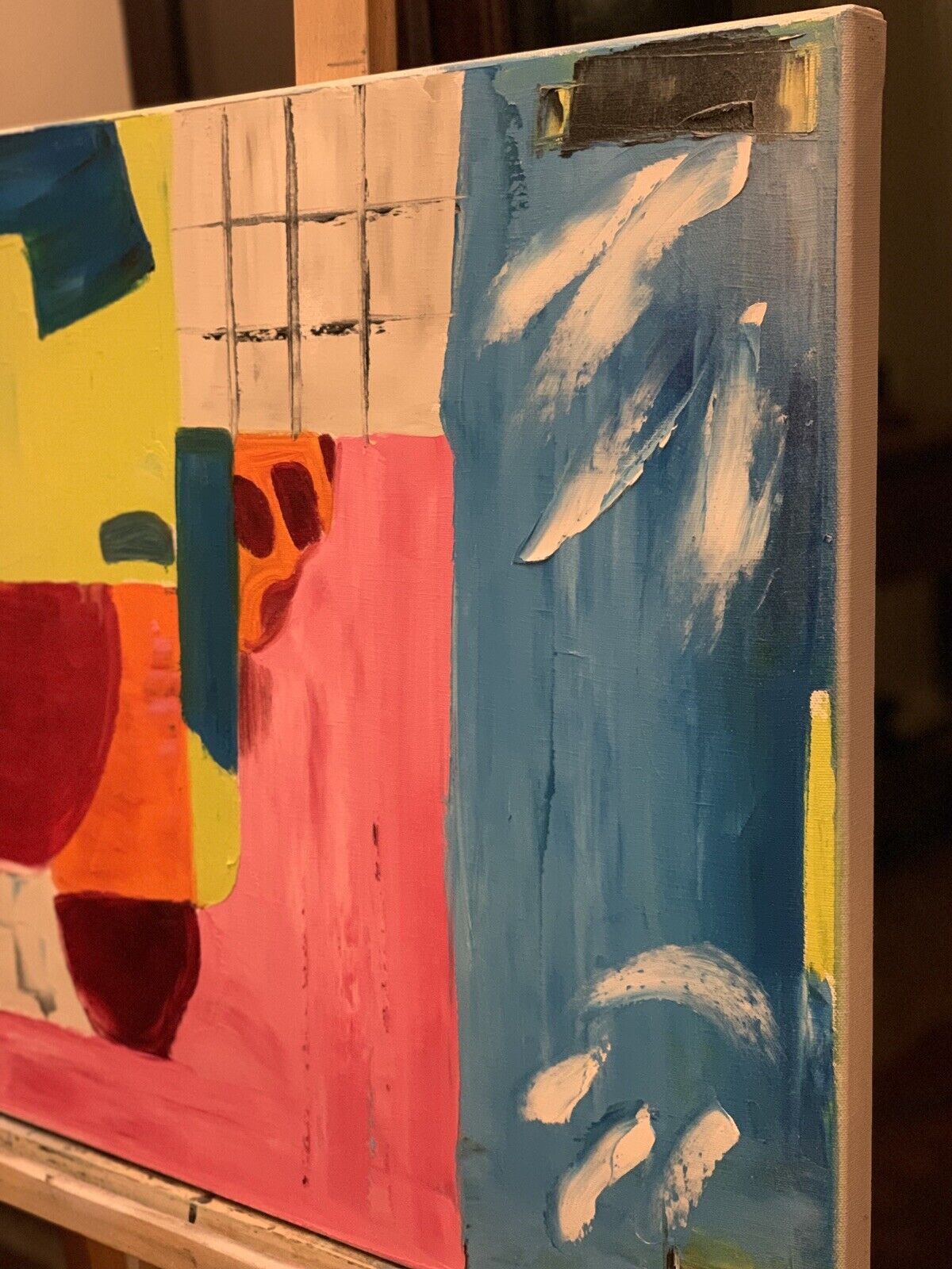 "Cocktail party II" - Abstract Painting