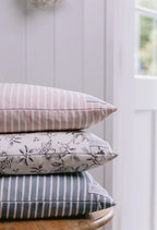 Blue Pin Stripe Cushion