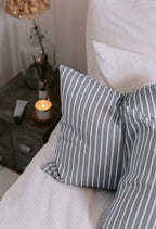 Blue Pin Stripe Cushion
