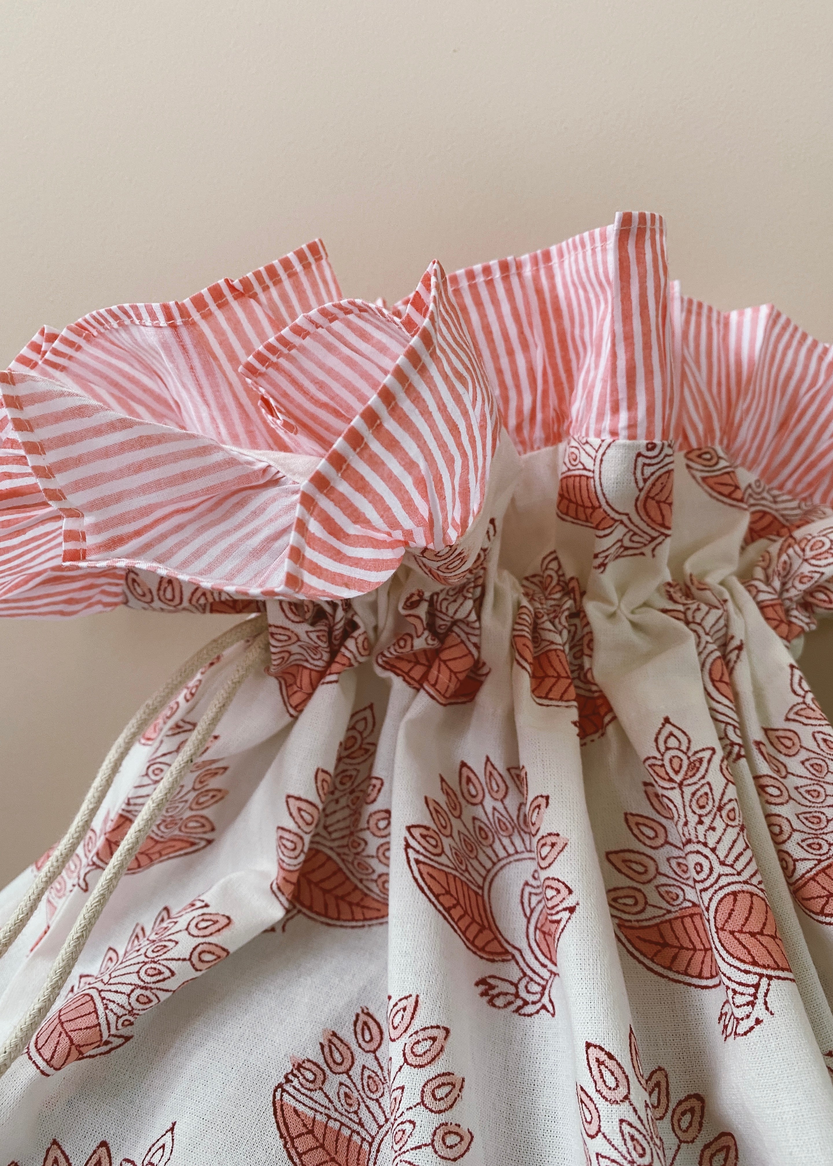 Pink Peacock Sack