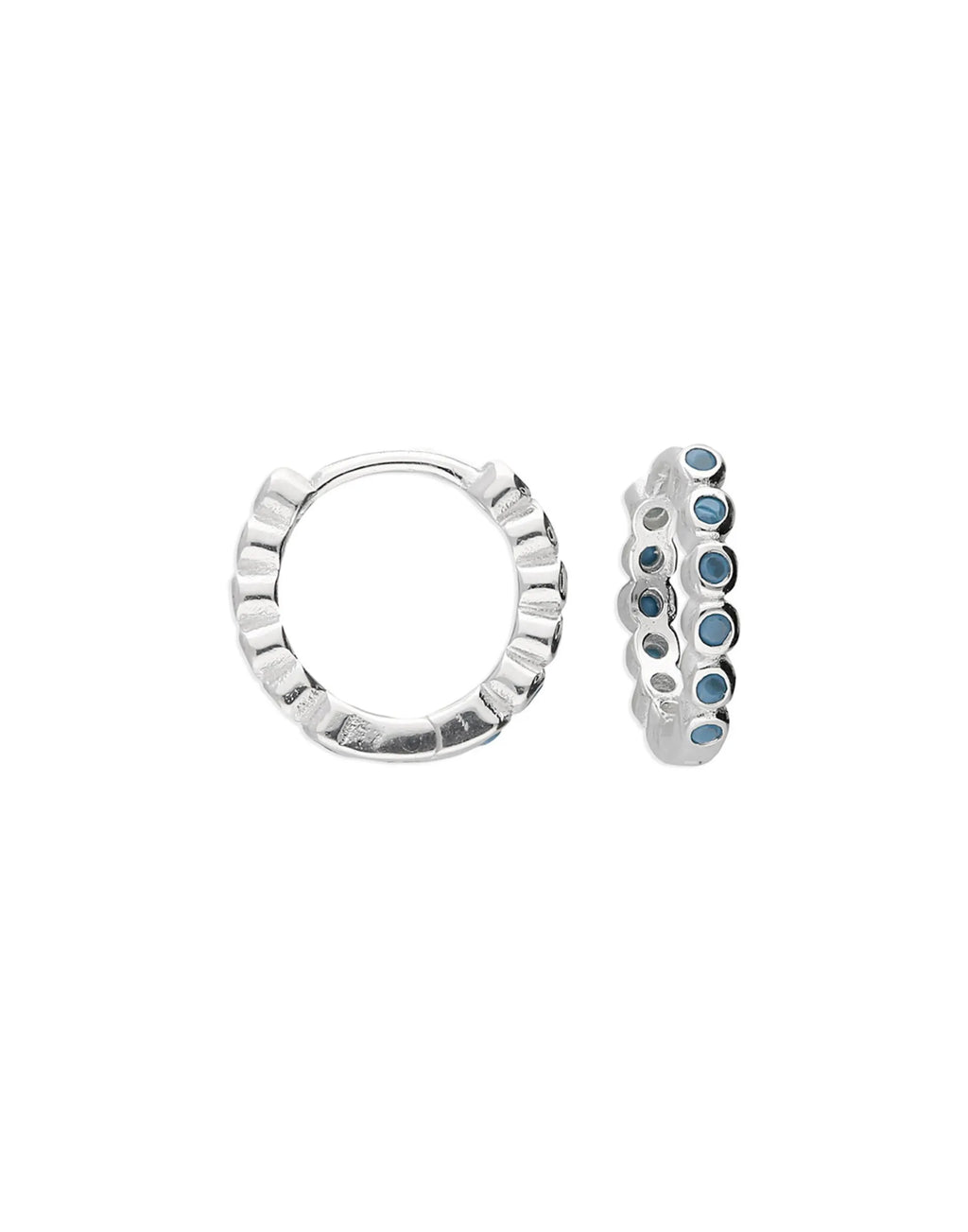 Blue and Silver Huggies