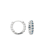 Blue and Silver Huggies