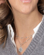 Silver Coin Necklace