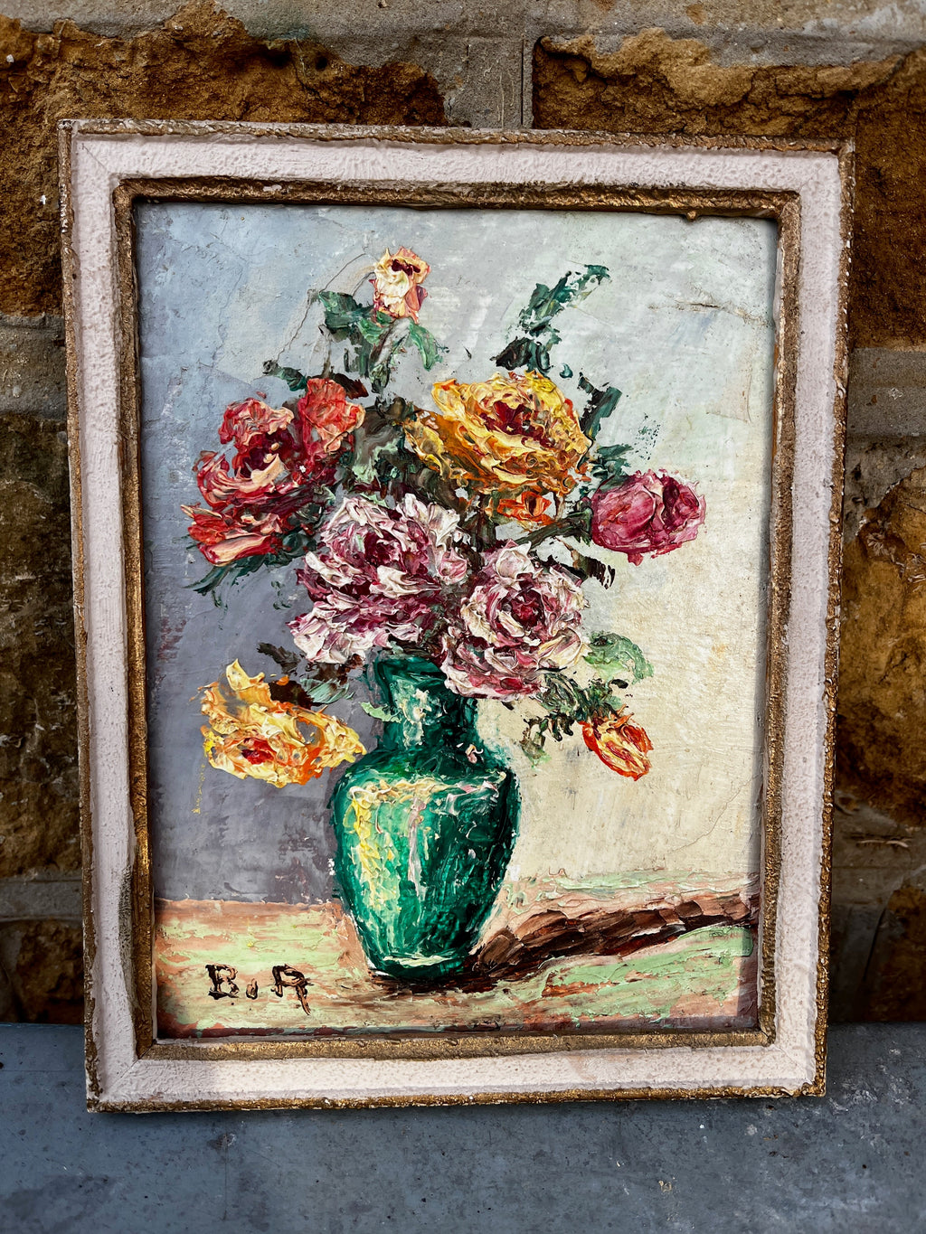 Vintage Still-Life, signed B.A.