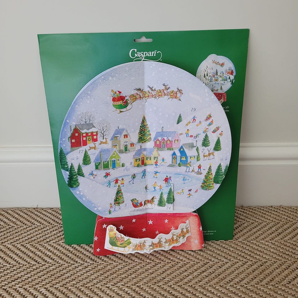 Snow Globe Advent Calendar