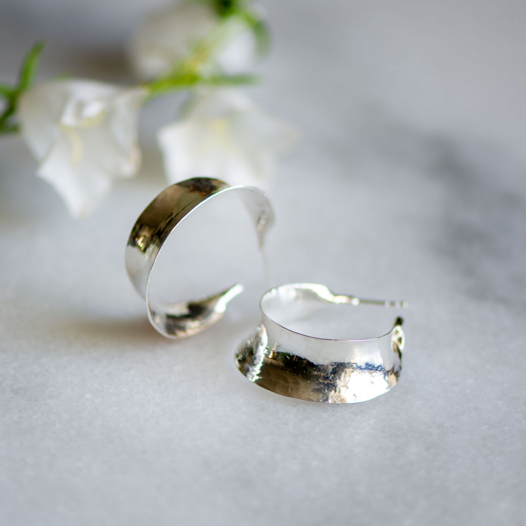 The Soho Hoops in Silver
