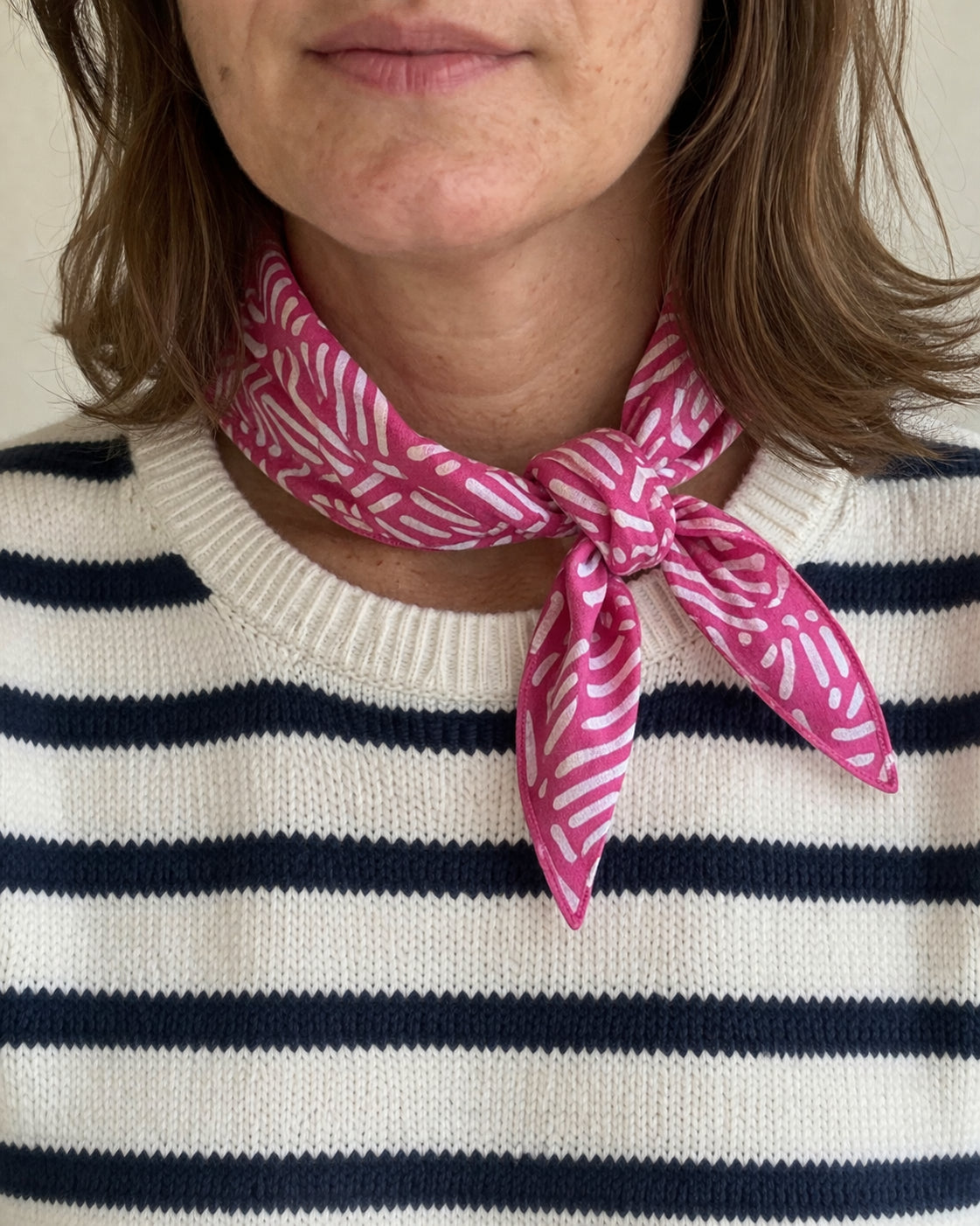 CHECKER PLATE COTTON BANDANA