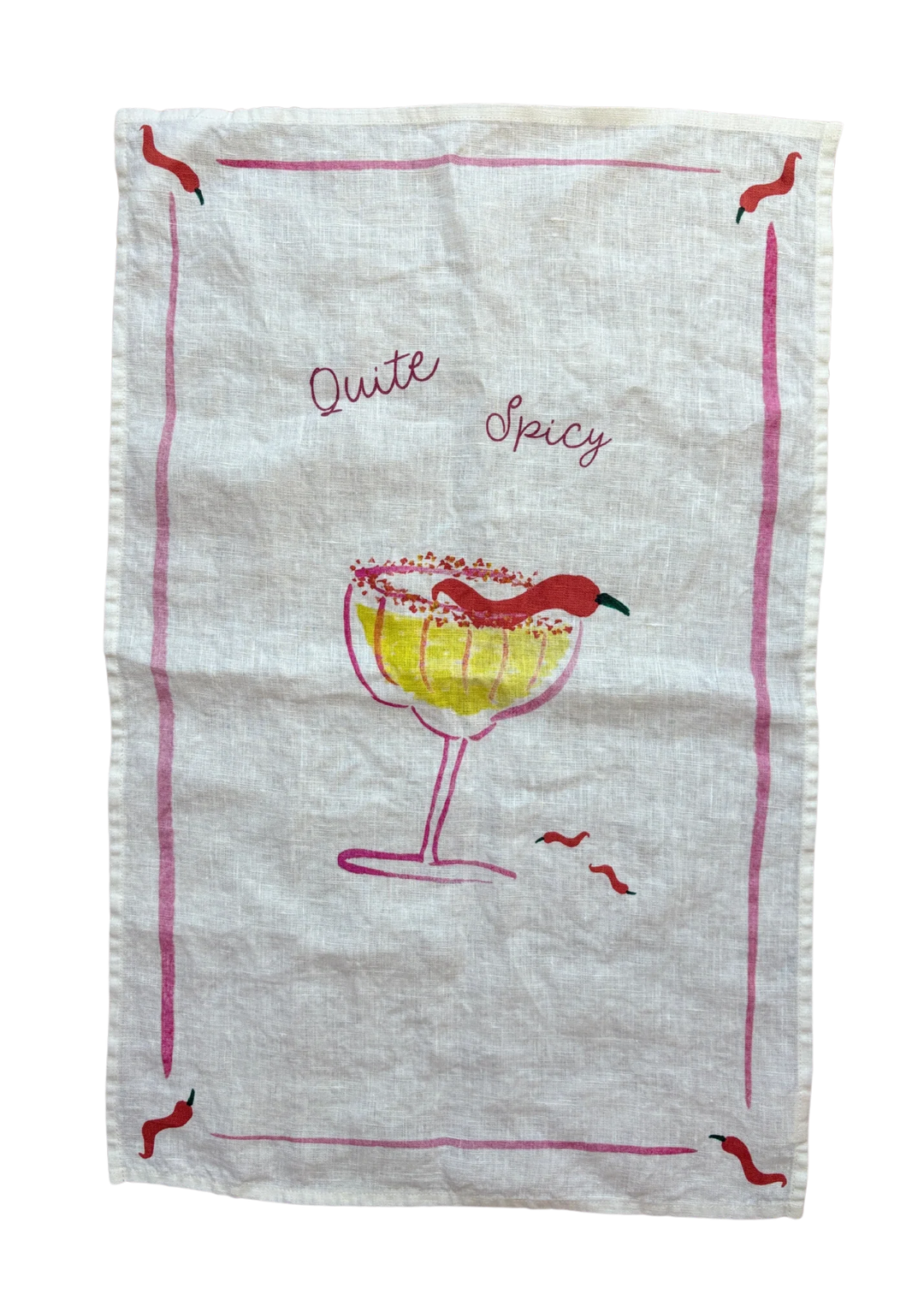 Quite Spicy - Linen Tea Towel