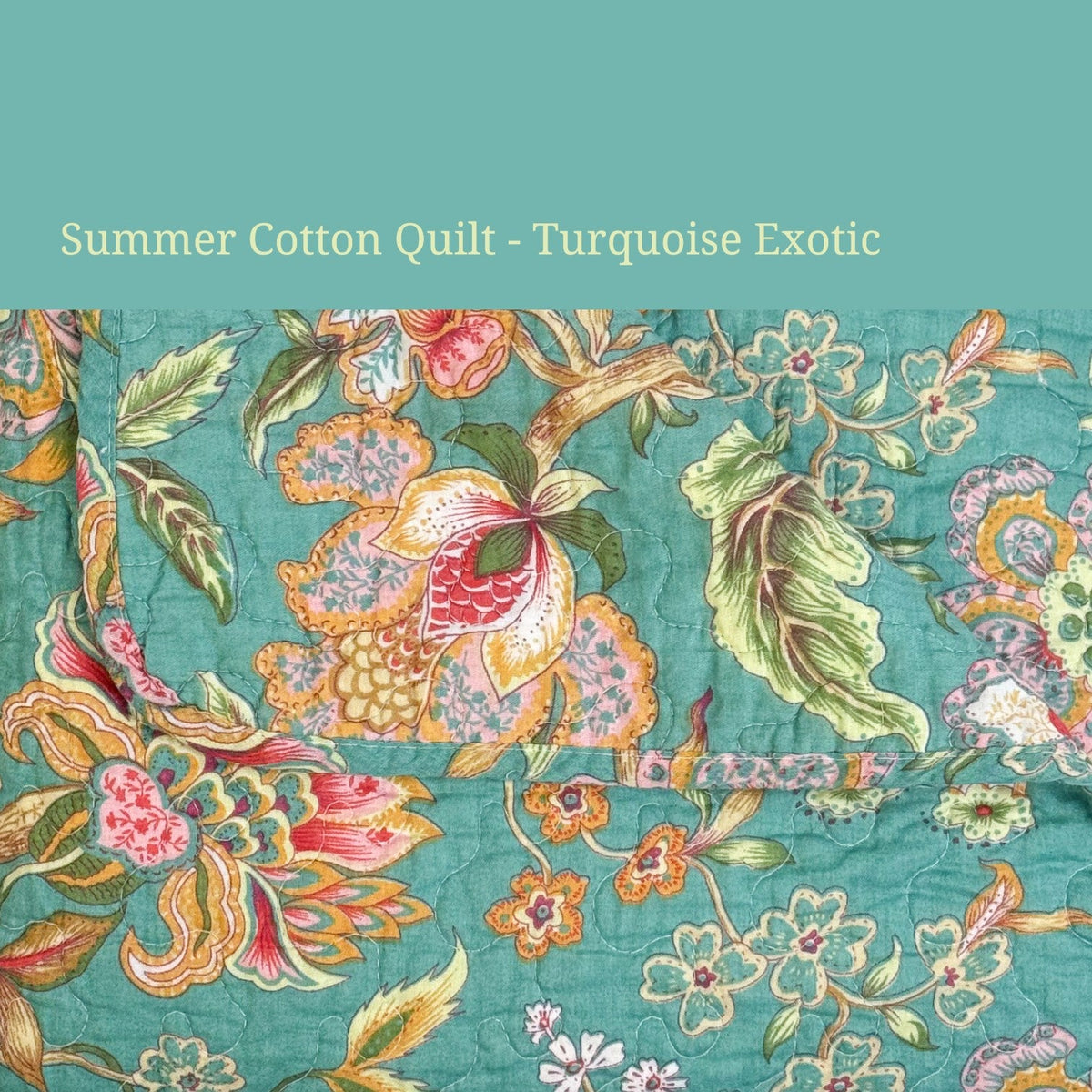 Summer Cotton Quilt - Assorted Prints | Single & Double