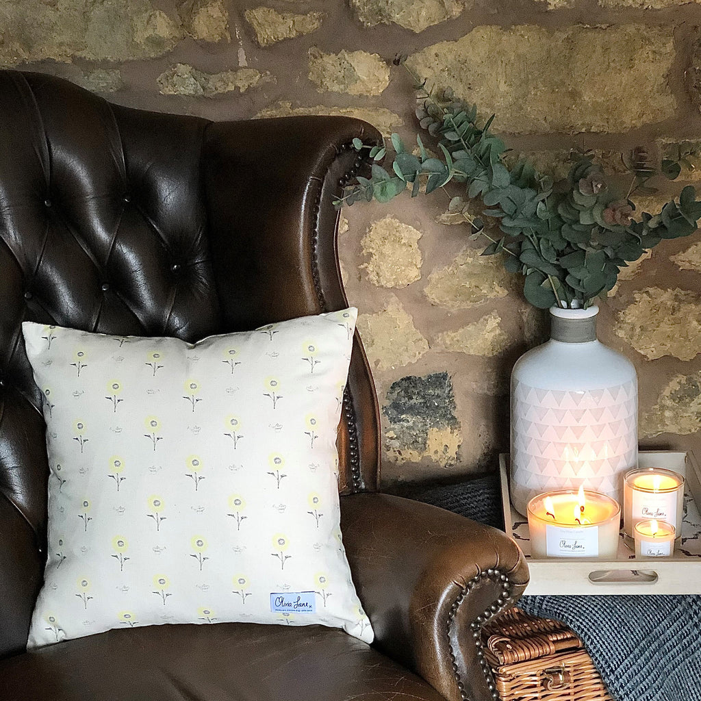 Cushion - 'Sunny Side Up' Sunflower