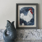 Sussex Cockerel Original Ink & watercolour