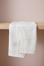 Cotton Muslin  – Bunny Print (50 x 70cm)